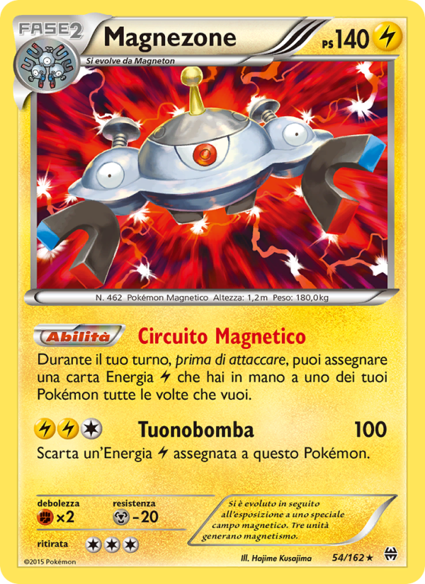 Magnezone 054/165 — Turbo Blitz (Italian Pokémon TCG card)