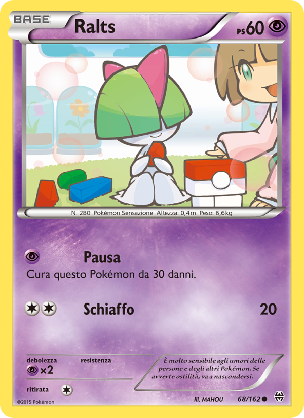 Ralts 068/165 — Turbo Blitz (Italian Pokémon TCG card)