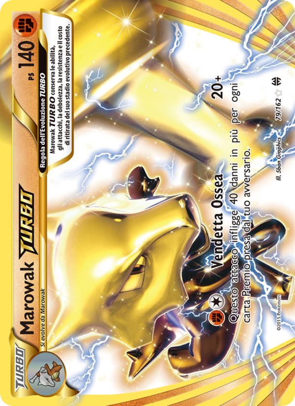Marowak TURBO 079/165 — Turbo Blitz (Italian Pokémon TCG card)