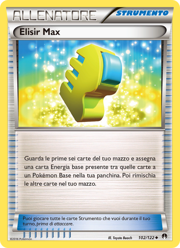 Elisir Max 102/126 — Turbo Crash (Italian Pokémon TCG card)