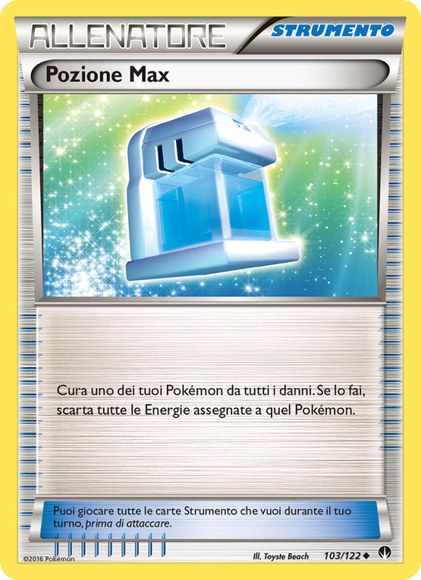Pozione Max 103/126 — Turbo Crash (Italian Pokémon TCG card)
