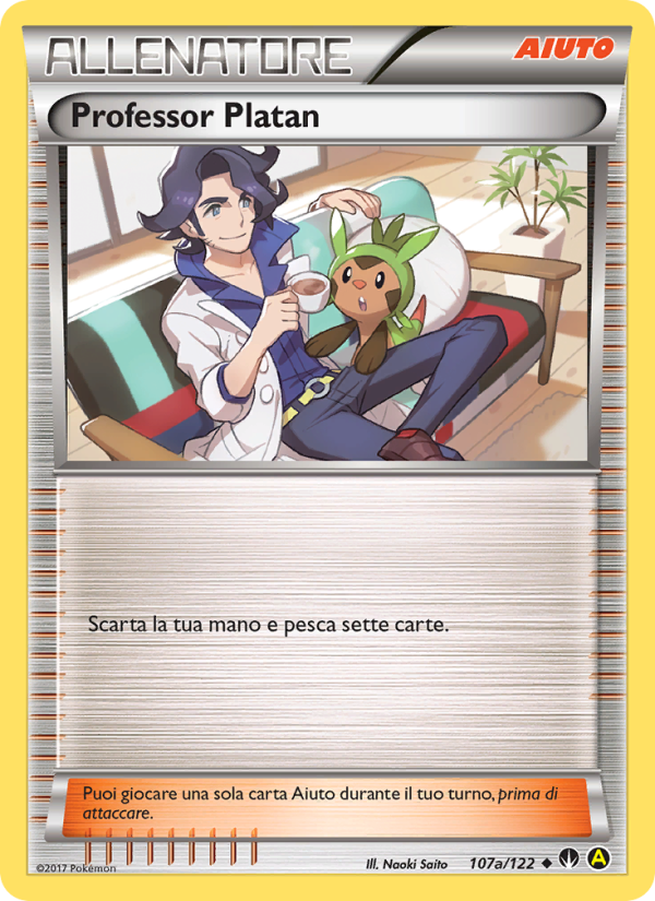 Professor Platan 107a — Turbo Crash (Italian Pokémon TCG card)