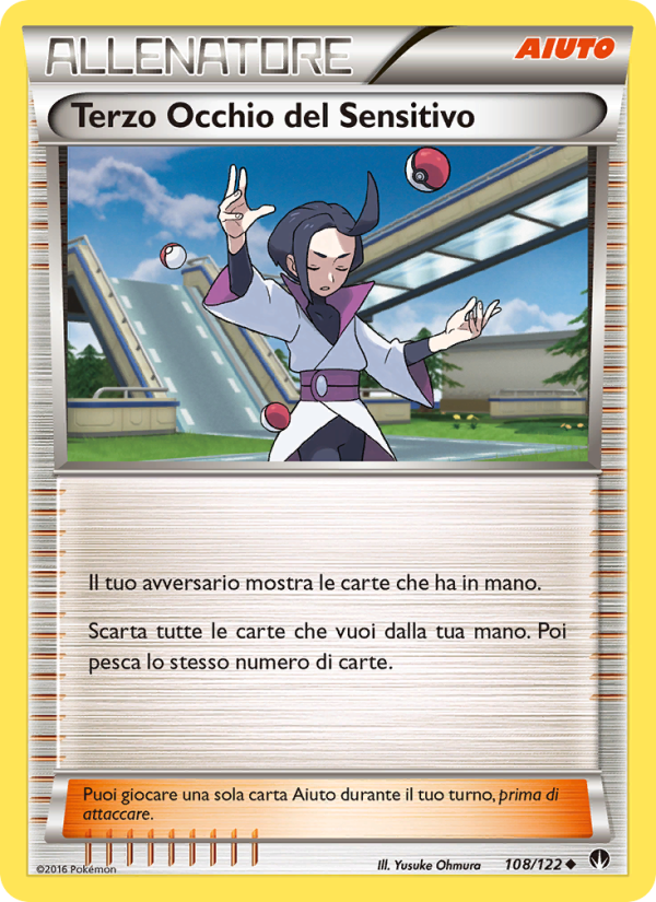 Terzo Occhio del Sensitivo 108/126 — Turbo Crash (Italian Pokémon TCG card)