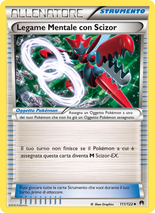 Legame Mentale con Scizor 111/126 — Turbo Crash (Italian Pokémon TCG card)