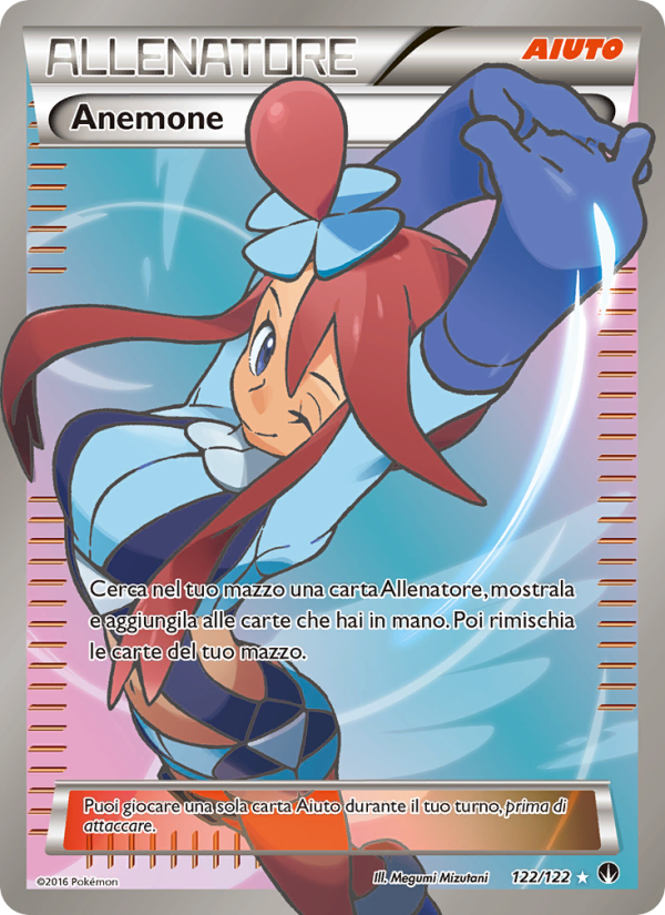 Anemone 122/126 — Turbo Crash (Italian Pokémon TCG card)