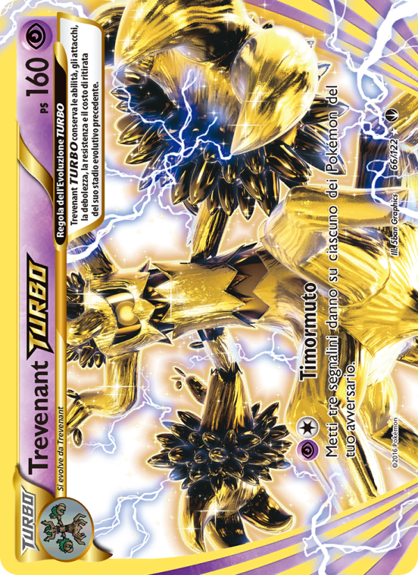 Trevenant TURBO 066/126 — Turbo Crash (Italian Pokémon TCG card)