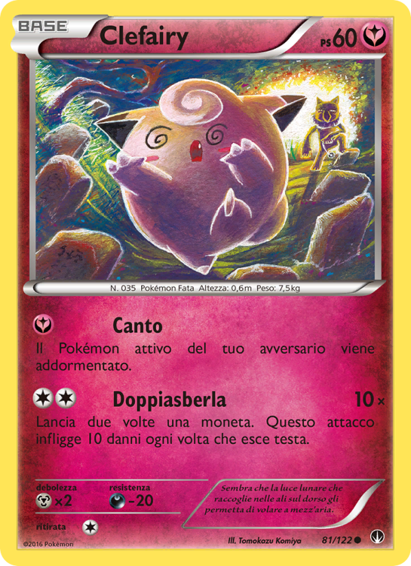 Clefairy 081/126 — Turbo Crash (Italian Pokémon TCG card)