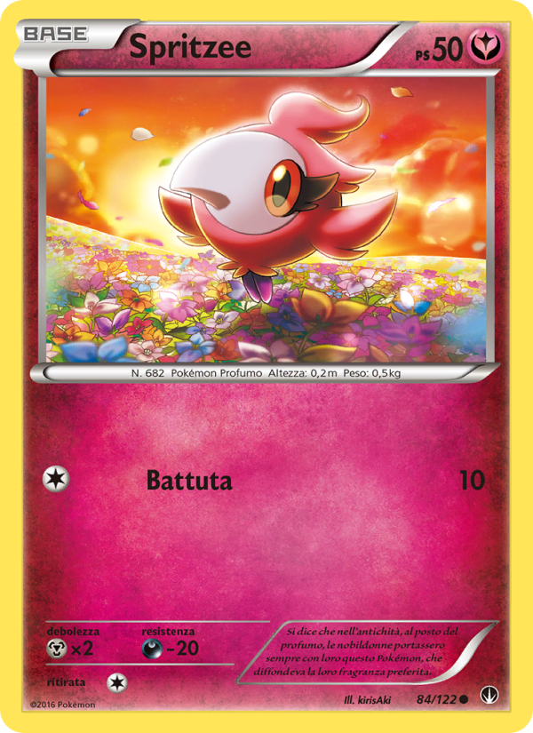 Spritzee 084/126 — Turbo Crash (Italian Pokémon TCG card)