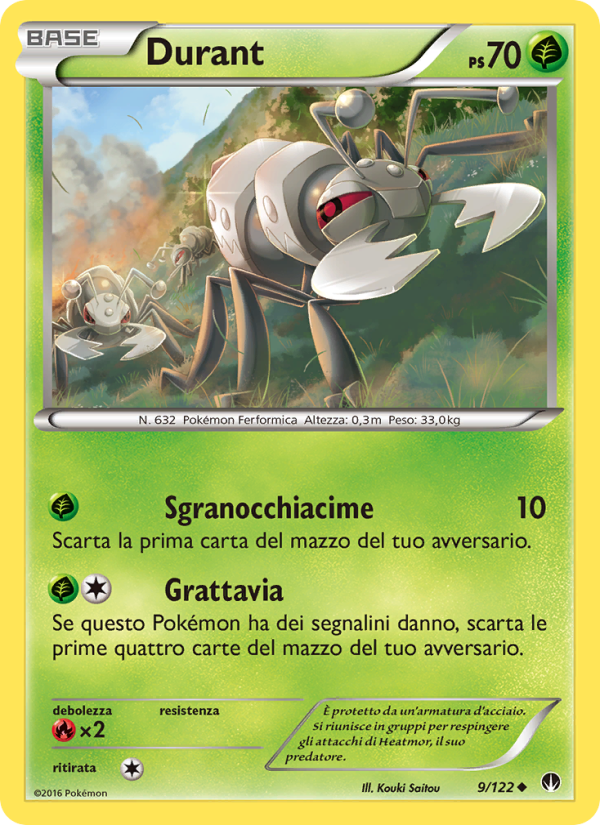 Durant 009/126 — Turbo Crash (Italian Pokémon TCG card)