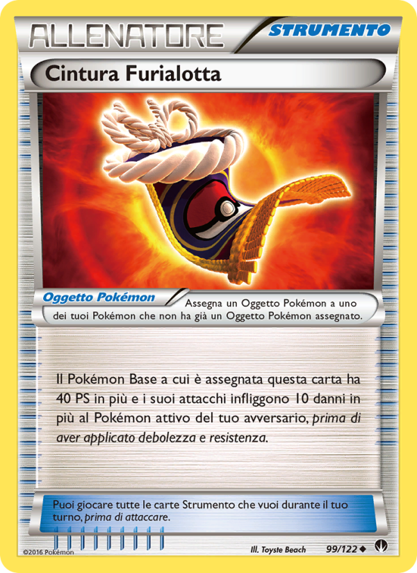 Cintura Furialotta 099/126 — Turbo Crash (Italian Pokémon TCG card)