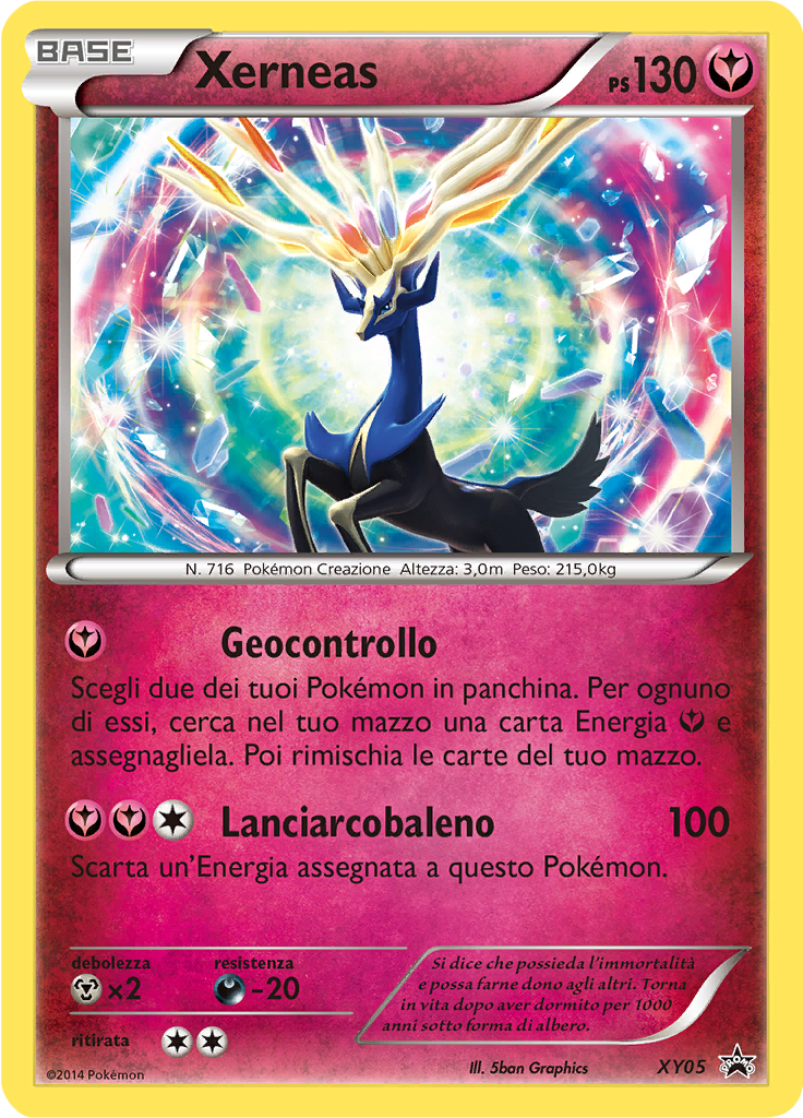 Xerneas XY05 — XY Promo (Italian Pokémon TCG card)