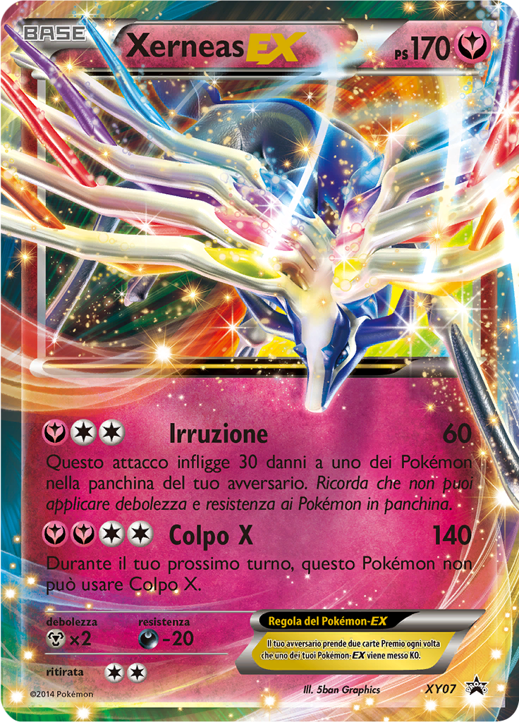 Xerneas-EX XY07 — XY Promo (Italian Pokémon TCG card)