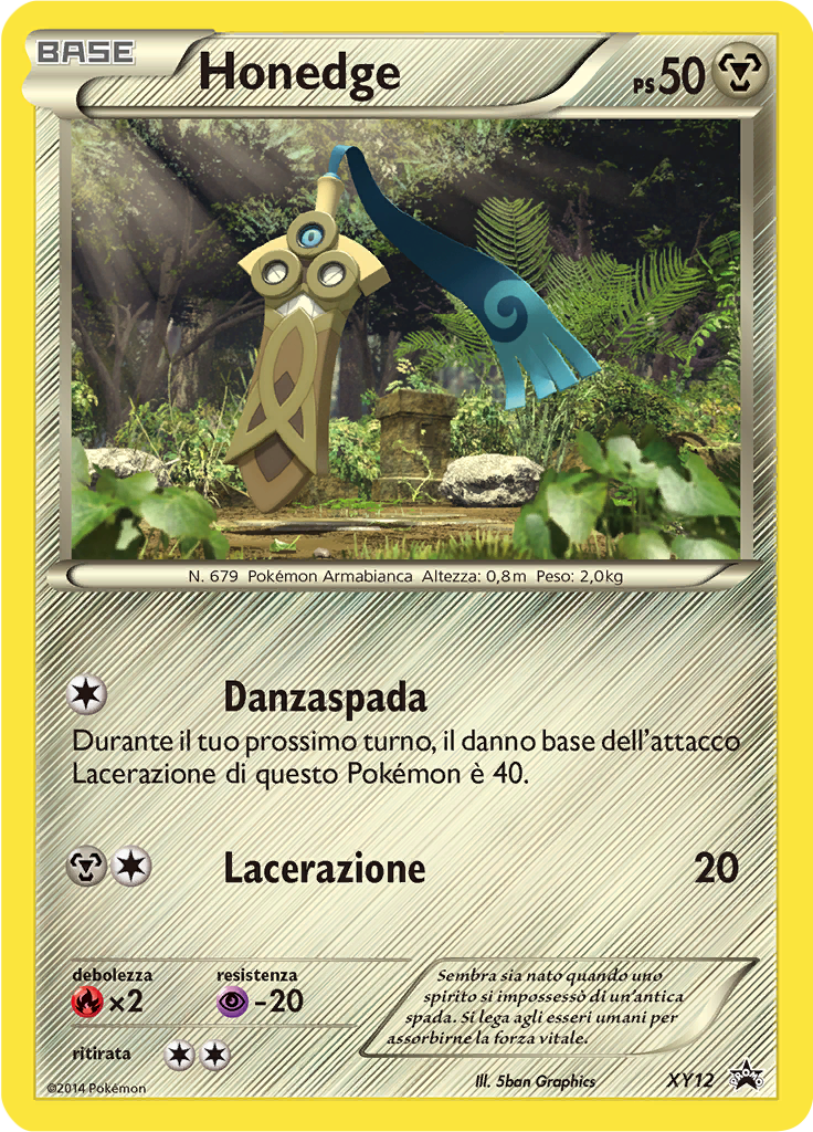 Honedge XY12 — XY Promo (Italian Pokémon TCG card)