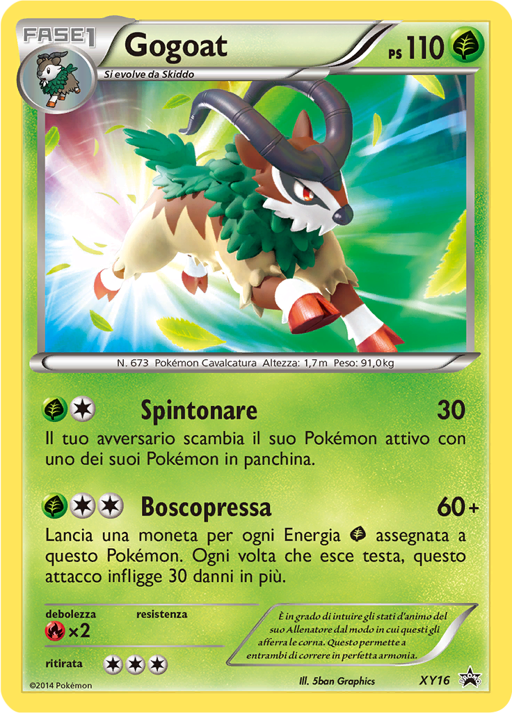 Gogoat XY16 — XY Promo (Italian Pokémon TCG card)