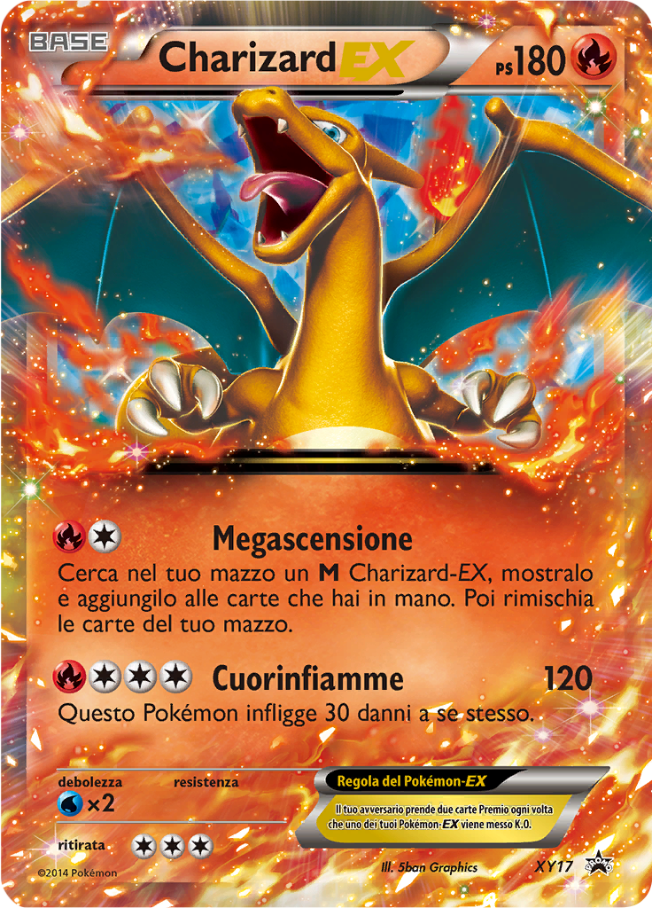 Charizard-EX XY17 — XY Promo (Italian Pokémon TCG card)