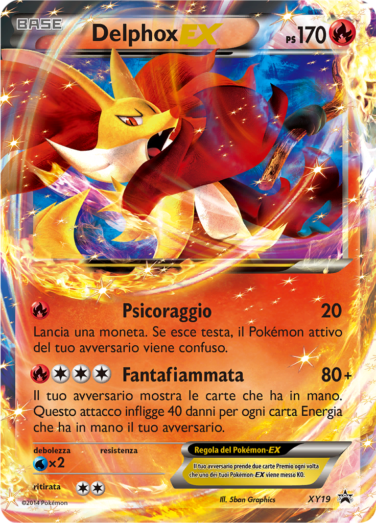 Delphox-EX XY19 — XY Promo (Italian Pokémon TCG card)