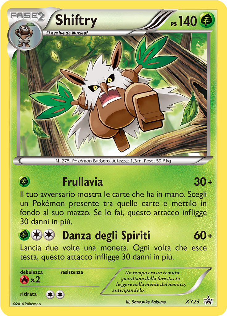 Shiftry XY23 — XY Promo (Italian Pokémon TCG card)
