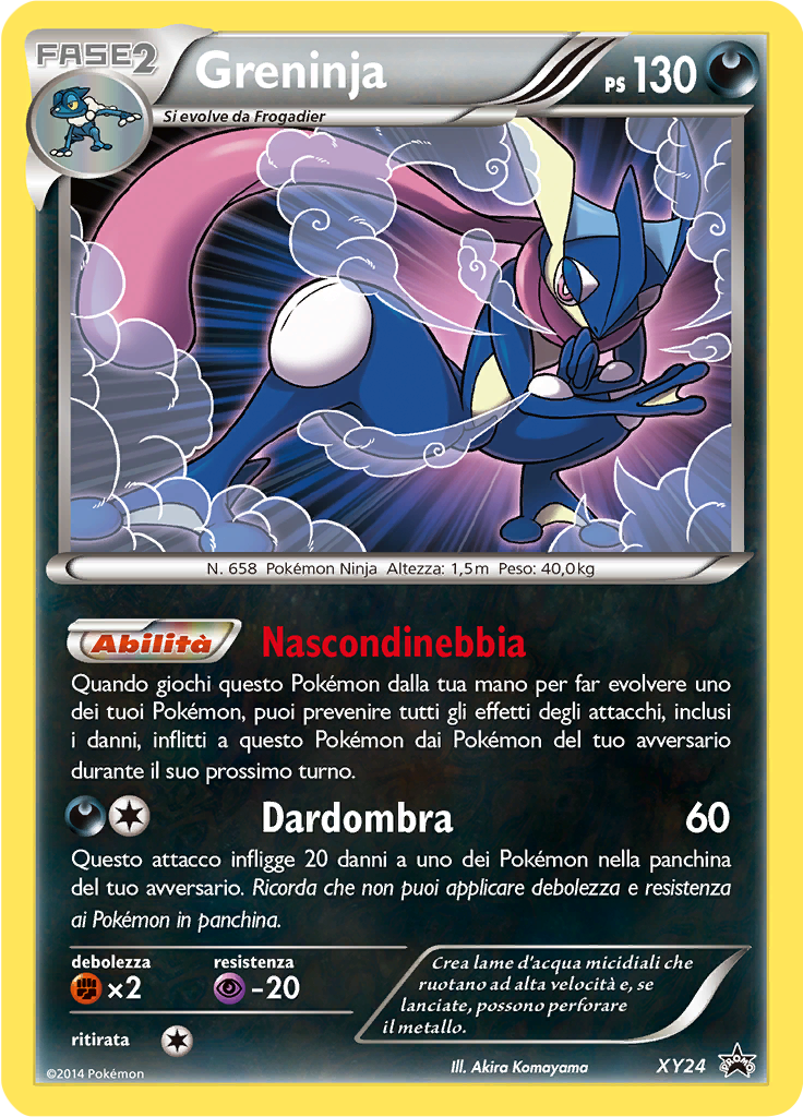 Greninja XY24 — XY Promo (Italian Pokémon TCG card)