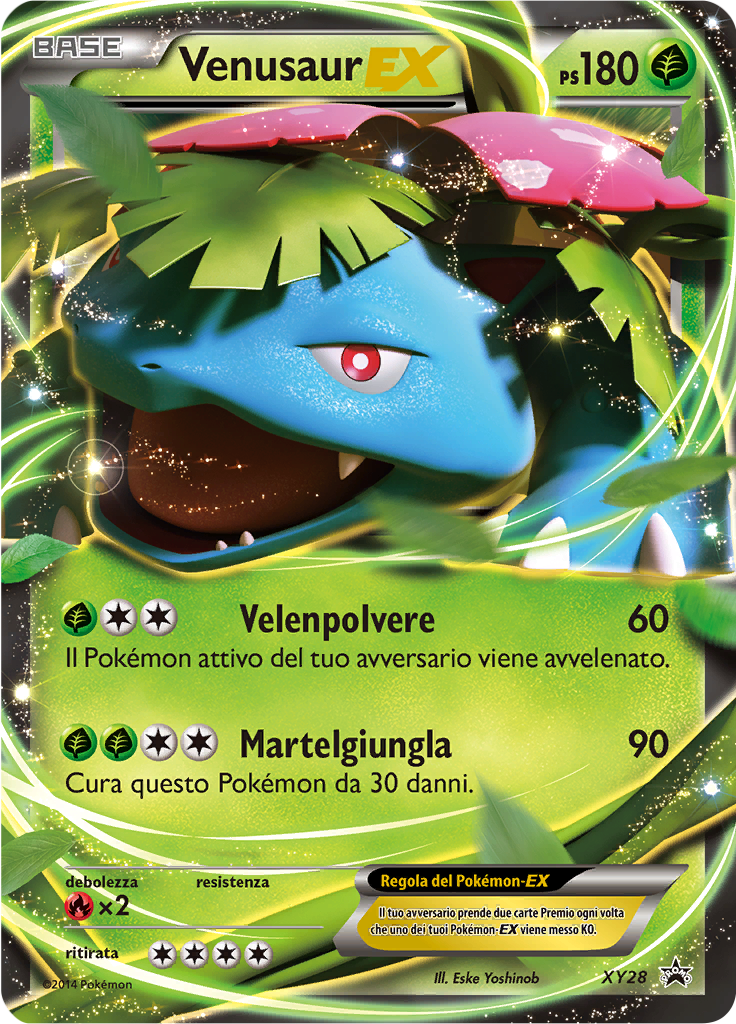 Venusaur EX XY28 — XY Promo (Italian Pokémon TCG card)