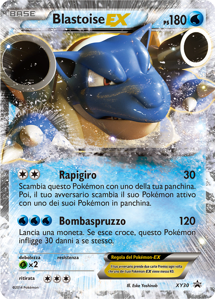 Blastoise EX XY30 — XY Promo (Italian Pokémon TCG card)