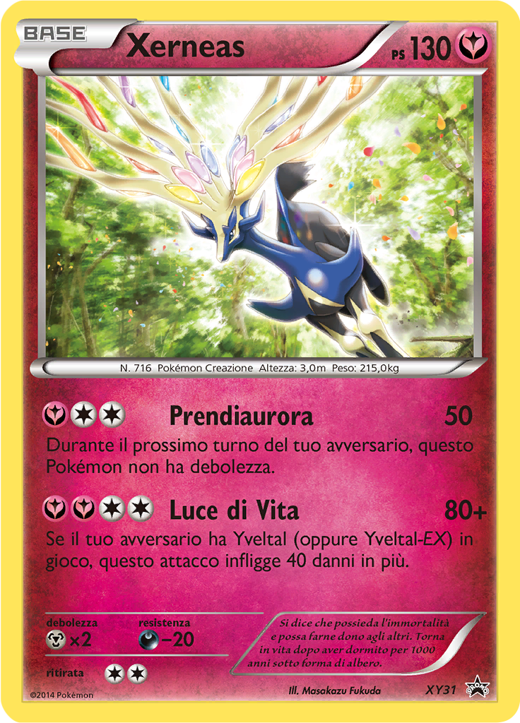 Xerneas XY31 — XY Promo (Italian Pokémon TCG card)