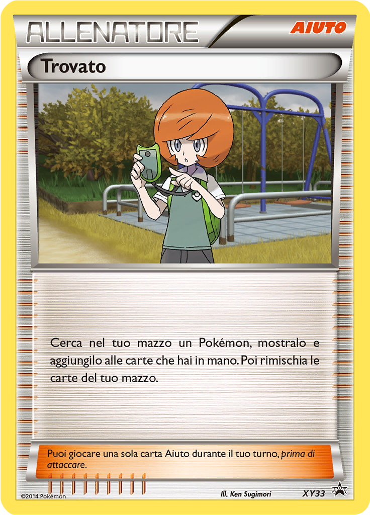 Trovato XY33 — XY Promo (Italian Pokémon TCG card)