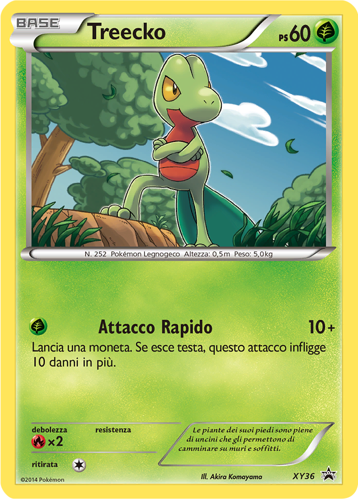Treecko XY36 — XY Promo (Italian Pokémon TCG card)