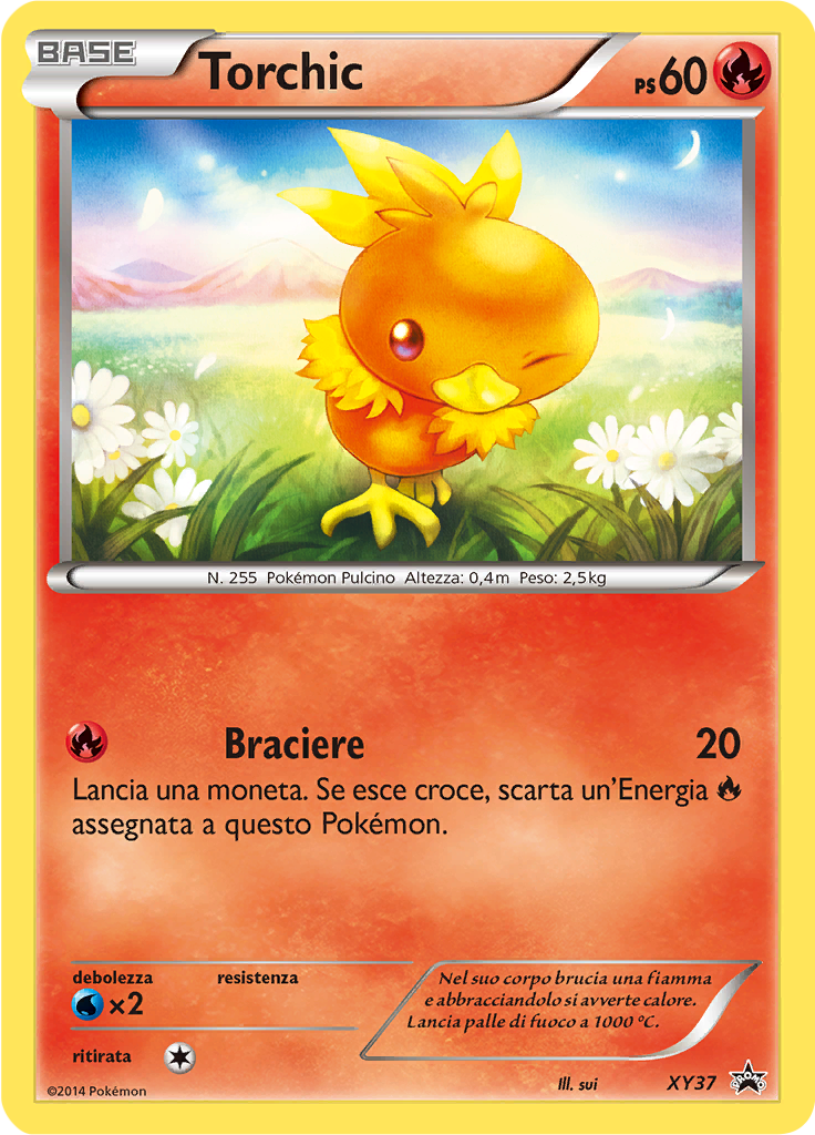Torchic XY37 — XY Promo (Italian Pokémon TCG card)
