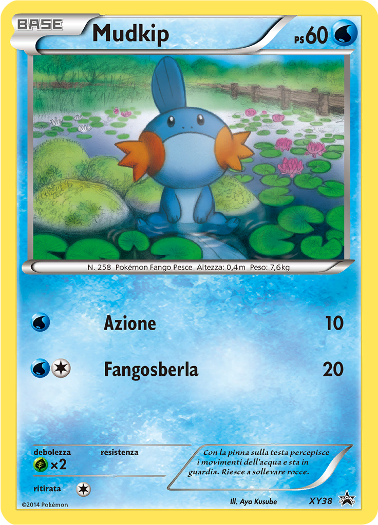 Mudkip XY38 — XY Promo (Italian Pokémon TCG card)