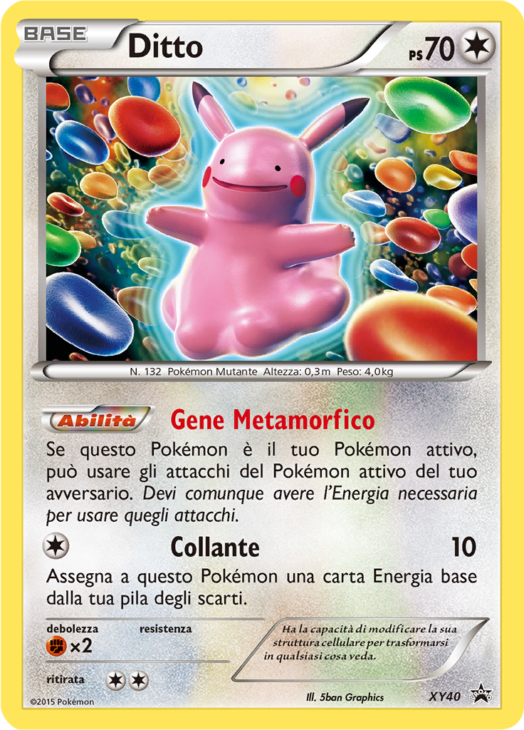 Ditto XY40 — XY Promo (Italian Pokémon TCG card)
