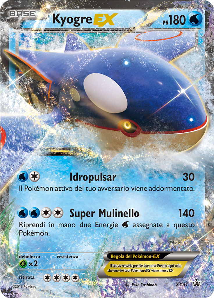 Kyogre EX XY41 — XY Promo (Italian Pokémon TCG card)