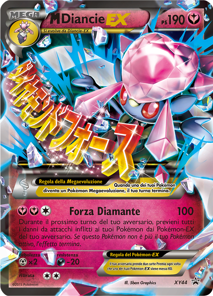 M Diancie-EX XY44 — XY Promo (Italian Pokémon TCG card)