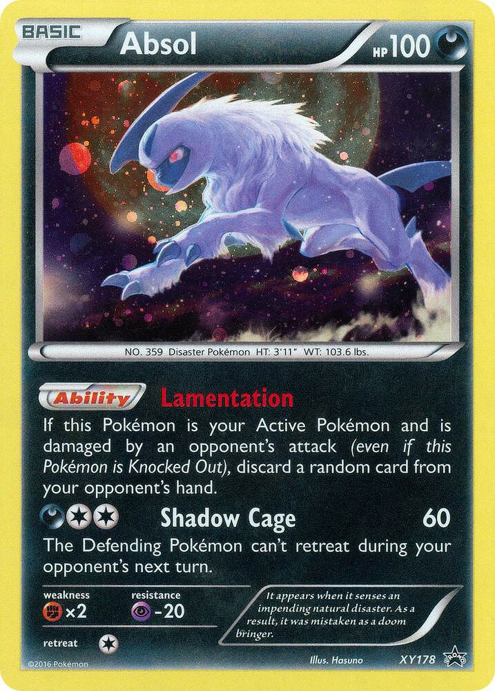 Absol XY178 — XY Promo (Italian Pokémon TCG card)