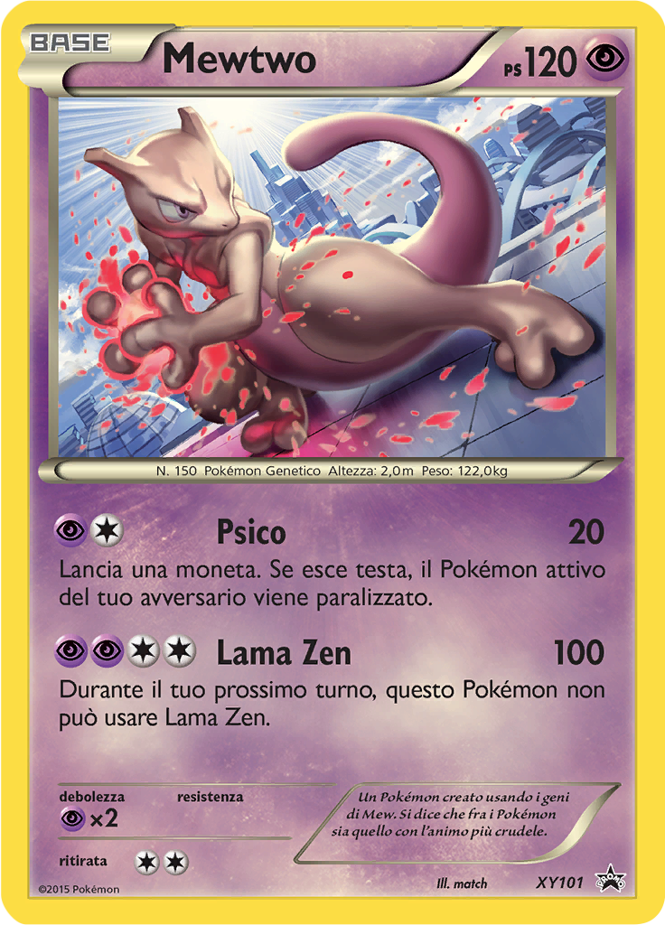 Mewtwo XY101 — XY Promo (Italian Pokémon TCG card)