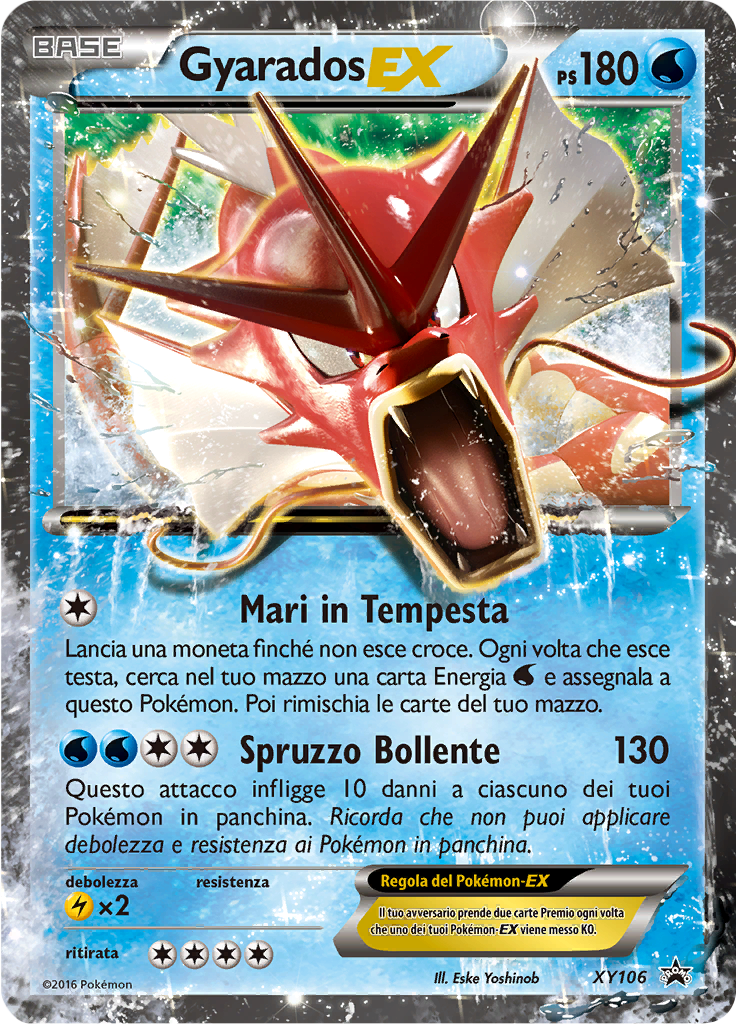 Gyarados-EX XY106 — XY Promo (Italian Pokémon TCG card)