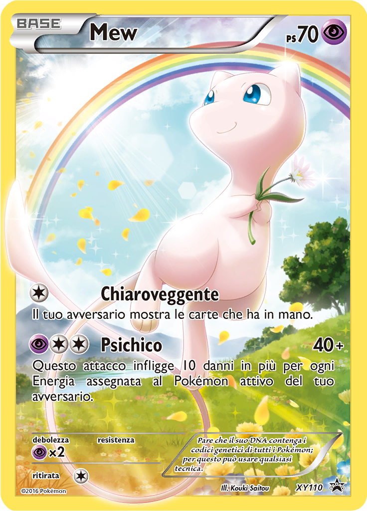 Mew XY110 — XY Promo (Italian Pokémon TCG card)