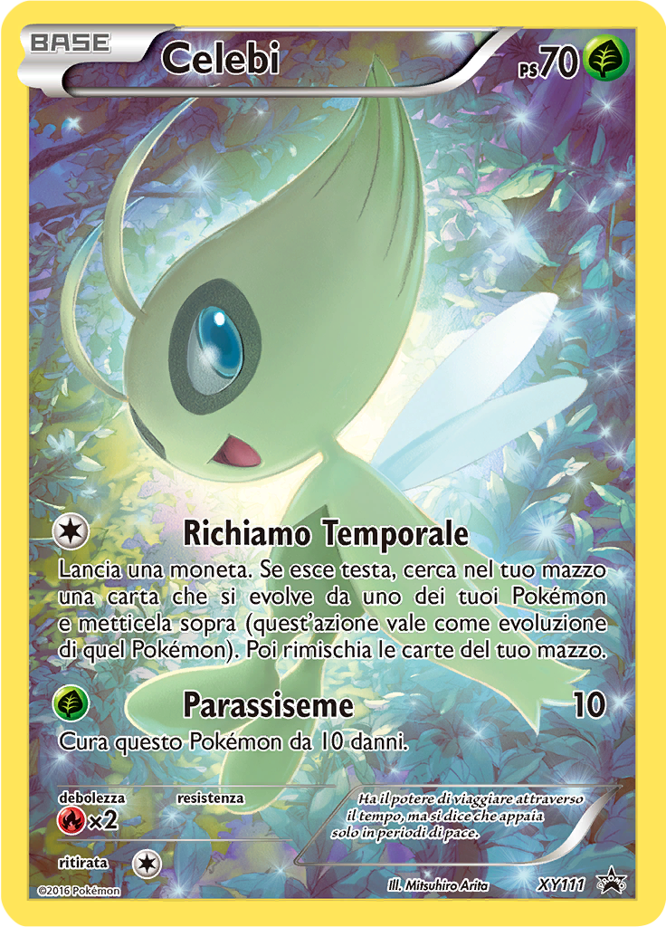 Celebi XY111 — XY Promo (Italian Pokémon TCG card)