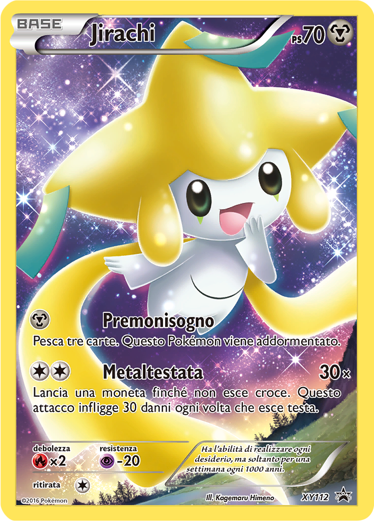 Jirachi XY112 — XY Promo (Italian Pokémon TCG card)