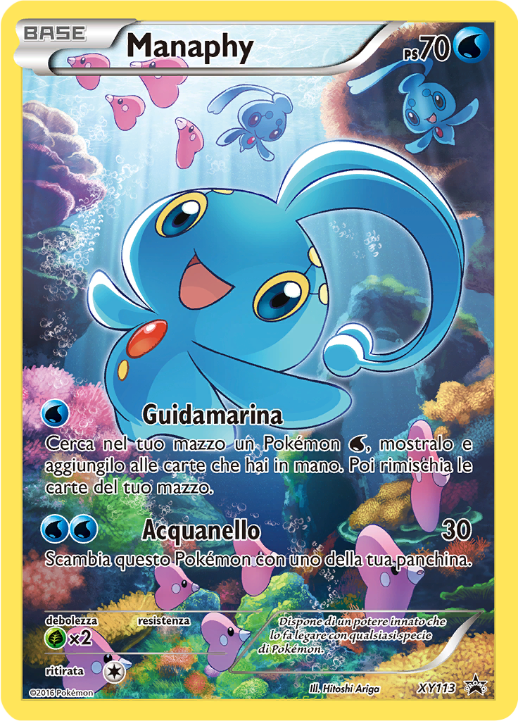 Manaphy XY113 — XY Promo (Italian Pokémon TCG card)