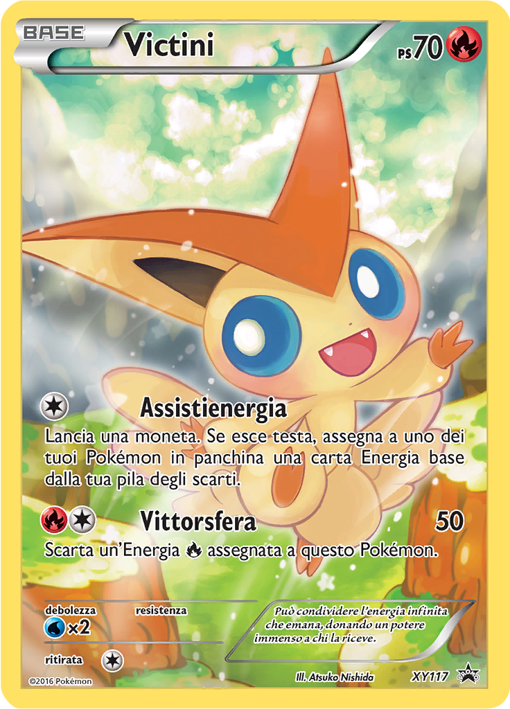 Victini XY117 — XY Promo (Italian Pokémon TCG card)