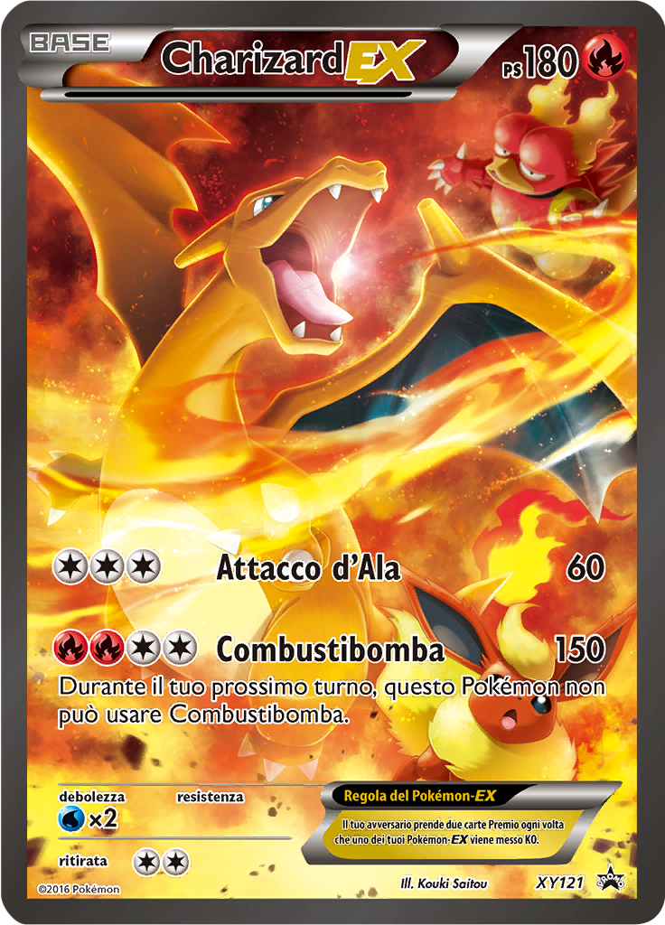 Charizard-EX XY121 — XY Promo (Italian Pokémon TCG card)