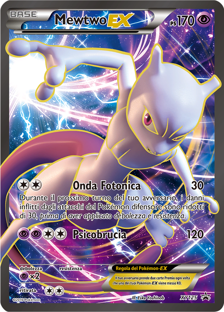 Mewtwo-EX XY125 — XY Promo (Italian Pokémon TCG card)