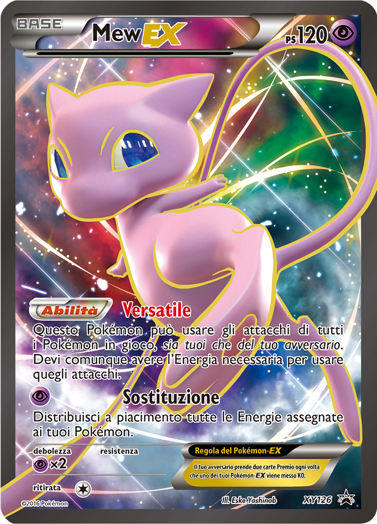 Mew-EX XY126 — XY Promo (Italian Pokémon TCG card)