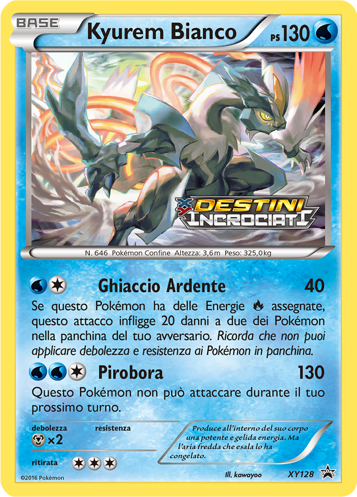 Kyurem Bianco XY128 — XY Promo (Italian Pokémon TCG card)