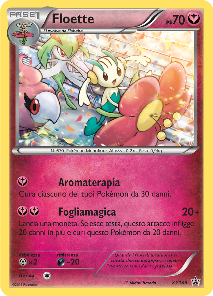 Floette XY139 — XY Promo (Italian Pokémon TCG card)