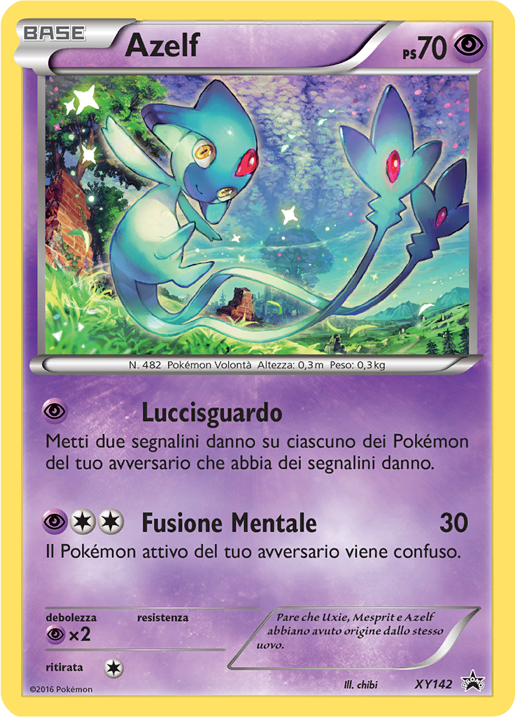Azelf XY142 — XY Promo (Italian Pokémon TCG card)