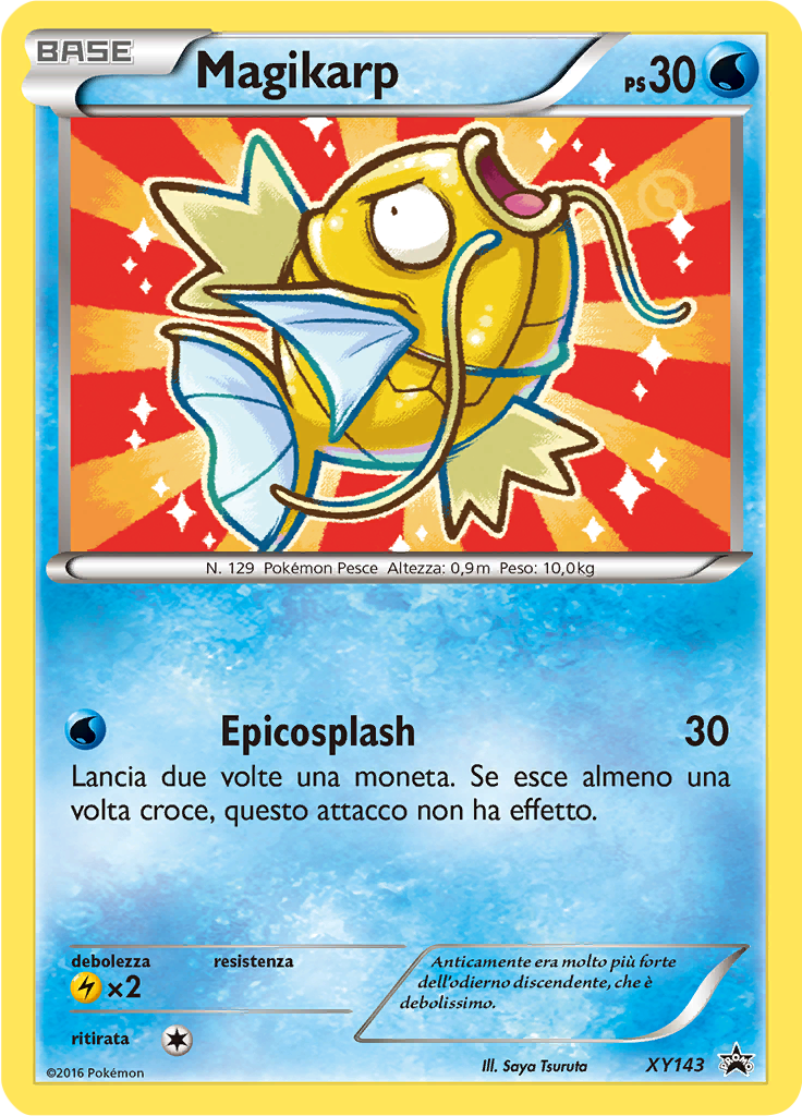 Magikarp XY143 — XY Promo (Italian Pokémon TCG card)