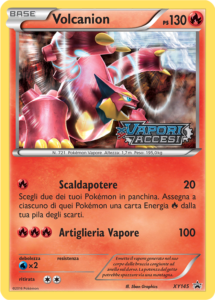 Volcanion XY145 — XY Promo (Italian Pokémon TCG card)