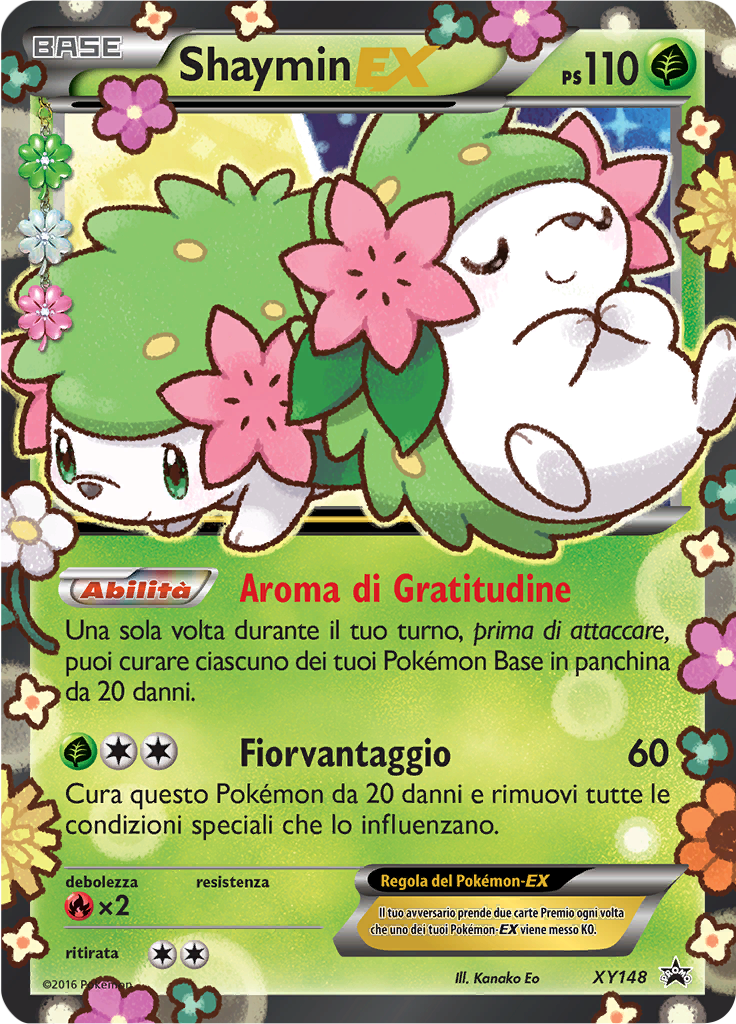 Shaymin EX XY148 — XY Promo (Italian Pokémon TCG card)