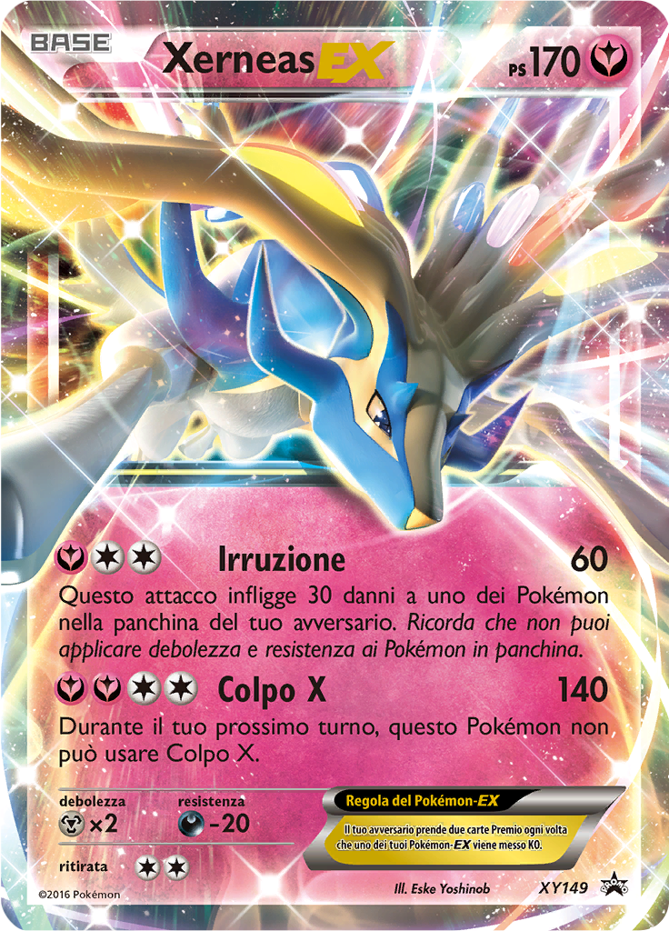 Xerneas-EX XY149 — XY Promo (Italian Pokémon TCG card)